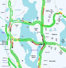 Wsdot Seattle Traffic Flow Map Wsdot Traffic On Twitter: "We Lovingly Refer To This As Our "Flow Map" -  I'm Feeling It For The Most Part, But Sb 405 Is Feeling Crunched Through  #Bellevue And The Trip
