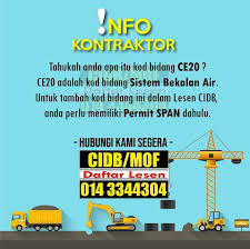 Kod bidang mof yang dibenarkan beroperasi dari rumah. Nak Tambah Kod Bidang Daftar Lesen Cidb Dan Mof Murah Facebook