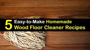 homemade wood floor cleaner