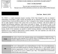 The New Usmle Score Report The Sheriff Of Sodium