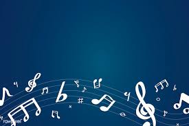 White Flowing Music Notes On Blue Background Vector Free Image By Rawpixel Com Gift Chayanit Music Notes Blue Backgrounds Vector Free