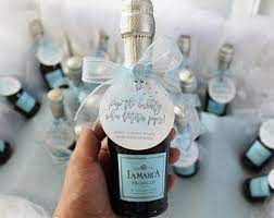 Champagne Baby Shower Favor Tags Baby Shower Favors Pop It Etsy Baby Boy Shower Favors Baby Shower Favors Girl Baby Shower Champagne
