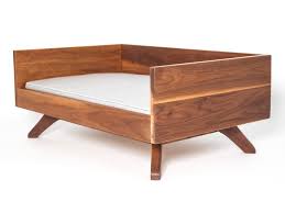 Joey High Back Pet Bed Dog Bed Modern Dog Bed Wooden Pet Bed