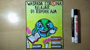Semangat ukhti di 2019 kartun dan muslim. Poster Semangat Belajar Di Rumah Stay At Home Youtube