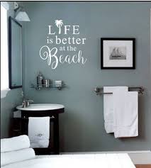 If you're looking for coastal wall decor, tropical sink decor, beach tub and shower decor, or bathroom mats and rugs with a tropical flare, we have products for you. Removable Wall Decals Quotes Beach Life Is Better At The Beach Quotes Wall Decal Beach Wall Sticker Dogtrainingobedienceschool Com
