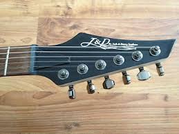 Jack and Danny Brother J&D Electric Guitar White JD-L310H 24 Frets With Gig  Bag