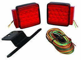 Wesbar 287512 Submersible Led Trailer Light Kit Under 80 Wide Trailer Submersible Boat Trailer Lights Trailer