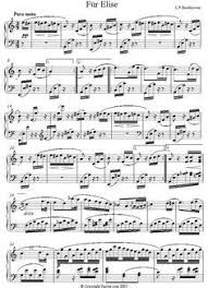 Beethoven Fur Elise Original Sheet Music For Piano Fur Elise Sheet Music Clarinet Sheet Music Piano Sheet Music