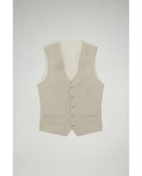 Gilet sans manches pour homme, 100% lin. Vestes De Costume Gilet Tailleur Homme Burton Of London