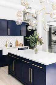 Jul 27, 2021 · on a recent project, i was inspired to use a bold blue on my client's kitchen cabinets. Navy Blue Kitchen Cabinets With Hmcabinetry Com Home Magic Llc