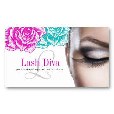 Create business cards with a $5 off coupon on the back of the card. Custom Eye Lash Extensions Business Cards Zazzle Com Eyelash Extensions Lash Extensions Business Eyelash Extensions Business Cards