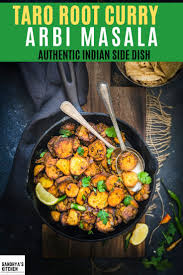Arbi Masala Taro Root Curry Taro Recipes Vegetarian Recipes Lunch Indian Side Dishes