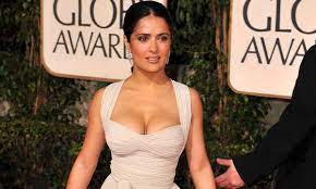 Salma hayek pinault is a mexican and american film actress and producer. Salma Hayek Glows In Low Slung Dressing Gown Selfie Exposing Two Massive Chest Tattoos Hello