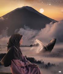  Muslimah Indonesia Di Instagram Menikmati Pemandangan The Secret Will Be Maintained And Restrained While Still Between Two Gadis Pantai Animasi Kartun