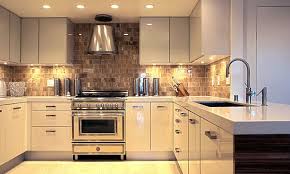 The Shiny Kitchen Metal Decor For Your Culinary Space Kitchen Under Cabinet Lighting Light Kitchen Cabinets Stylish Kitchen