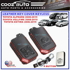 Rm1890.00,end time 7/16/2021 12:45 pm myt. Toyota Alphard Vellfire 2008 2019 Estima Acr50 2006 2019 Car Keyless Remote Leather Car Key Cover Case 4button Shopee Malaysia