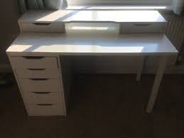 Used Ikea Alex Drawer Linnmon Table Alex Add On Unit For Trilluxe On Twitter 2x Ikea Alex 1x Ikea Karlby Und 2x Ikea Alex In 2020 Alex Desk Ikea Alex