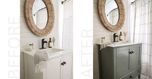 To Paint A Bathroom Vanity Cabinet