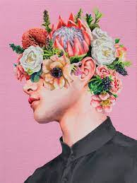 Elevate your workflow with the flowers with faces pack asset from ripple game art. Flower Face 2 Art Print Face Art Painting Art Painting Face Art