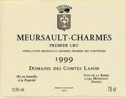 Appellation d'origine meursault premier cru. Cote Prix Meursault 1er Cru Charmes Domaine Des Comtes Lafon 2002 Blanc En Bouteille Meursault Vin De Bourgogne Meursault Etiquette Vin Vin