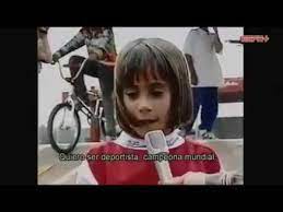 La bicampeona olímpica es la única representante femenina del país en la categoría élite. Mariana Pajon A Los 5 Anos Youtube