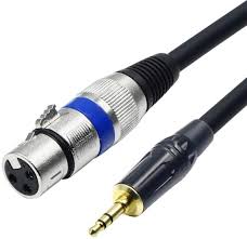 An explanation and diagram showing how to wire an xlr (cannon) connector to a 1/4 inch mono phone (jack) connector. Amazon Com Disino Xlr To 3 5mm 1 8 Inch Stereo Microphone Cable For Camcorders Dslr Cameras Computer Recording Device And More 10ft Musical Instruments
