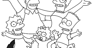 Quando uma criança pinta, melhora as habilidades motoras, aumenta a c. Desenho Do Simpsons Para Colorir