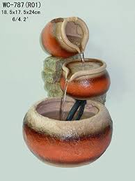Outdoor Indoor Garden Patio 3 Color Vases Pot Urn Sculpture Samall Tabletop Water Fountain 10h This Is An Amazon Affiliate Link You Can Find Mo Bunga Kolam