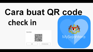 Ini cara buat qr code dengan mudah dan percuma. Cara Buat Qr Code Checkin Untuk Mysejahtera Youtube