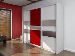 Kirmizi Beyaz Surgulu Gardrop Modeli Surgulu Gardrop Modelleri Furniture New Cabinet Furniture Diy
