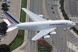 Air France A380 Short Finals Lax Air France Airbus A380 Airbus