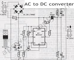 Ac To Dc Converter Diagram Acdc Electronic Circuit Projects Converter