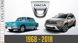 Découvrez toute la gamme dacia : W C E Dacia Evolution 1968 2018 Youtube