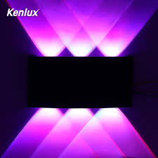 Acik Led Duvar Isik Rgb Otomatik Yukari Asagi Bahce Lambasi Led Parti Bar Lobi Ktv Noel Dekorasyon Isiklandirma Dis Mekan Duvar Lambalari Aliexpress