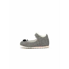 Buy Tuskey Kids Pu Leather White Checked Ballerinas Bally