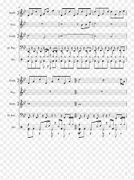 Objection Sheet Music 3 Of 5 Pages Cloud 9 Tobu Piano Hd Png Download 750x1046 2187403 Pngfind