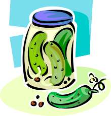 Trolling meme dill pickle cartoon. Homemade Pickled Cucumber Dill Pickles Vector Image