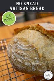 5 Minute No Knead Artisan Bread Just 4 Ingredients Recipe In 2021 Artisan Bread Bread Recipes Homemade Berries Recipes