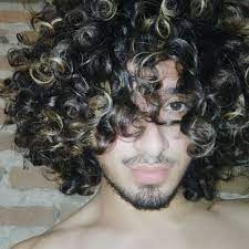 Long Curly Hair Men Highlights Long Curly Hair Men Curly Hair Men Men Hair Highlights