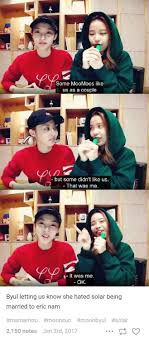 Moonbyul Didn T Like Solar Being Married To Eric Nam On We Got Married Mamamoo Moonsun Mamamoo Kpop Mamamoo Moonbyul Mamamoo