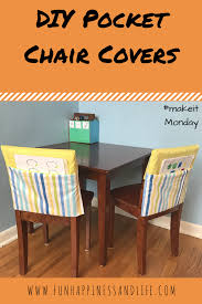 Diy Pocket Chair Cover Fun Happiness Life Diy Chair Covers Chair Covers School Chair Covers