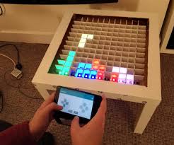 Bluetooth Controlled Arduino Led Coffee Table Arduino Led Arduino Bluetooth Arduino Projects Diy