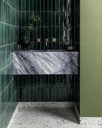 Mandarin Stone Mandarinstoneofficial Instagram Photos And Videos Mandarin Stone Green Tile Bathroom Dark Green Bathrooms