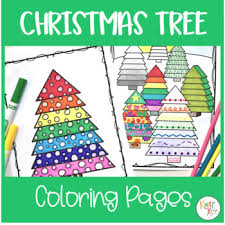 Even though the christmas season is almost over, the crafts are still going strong in our home! Christmas Tree Coloring Pages Worksheets Teaching Resources Tpt