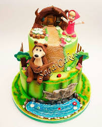 Pin By Marcela Estrada On Masha And The Bear Masha And The Bear Character Cakes Little Cakes