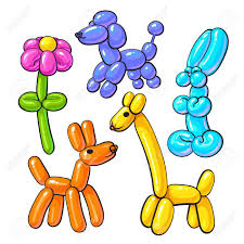 Product Balloon Animals Easy Animal Drawings Balloon Illustration