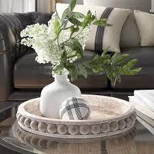 Three Posts Crofton Round Wood Coffee Table Tray Reviews Wayfair Round Wood Coffee Table Wood Coffee Table Tray Coffee Table Tray