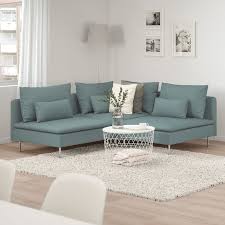 Soderhamn Sectional 3 Seat Corner Finnsta Turquoise Ikea Living Room Turquoise Turquoise Living Room Decor Corner Sofa