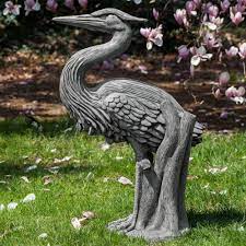 763 x 1000 jpeg 134 кб. Heron Bird Cast Stone Garden Statue
