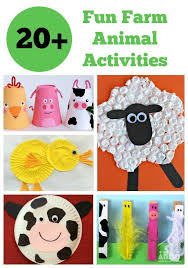 40 Fantastic Farm Animal Activities For Kids Crafty Kids At Home Animal Activities For Kids Farm Animal Crafts Animal Crafts Preschool